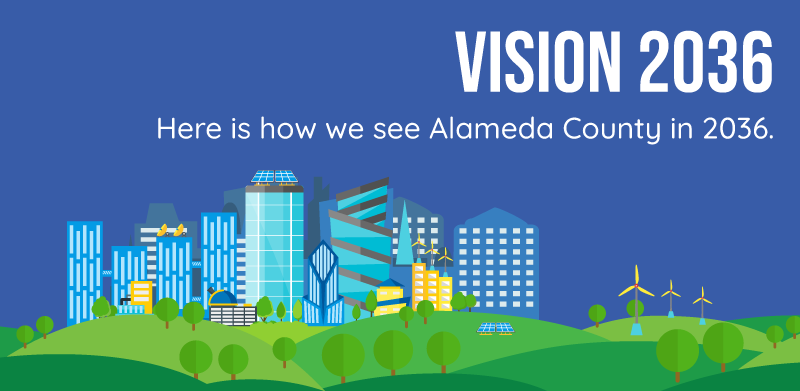 Vision 2036. here is how we see Alameda County in 2036.